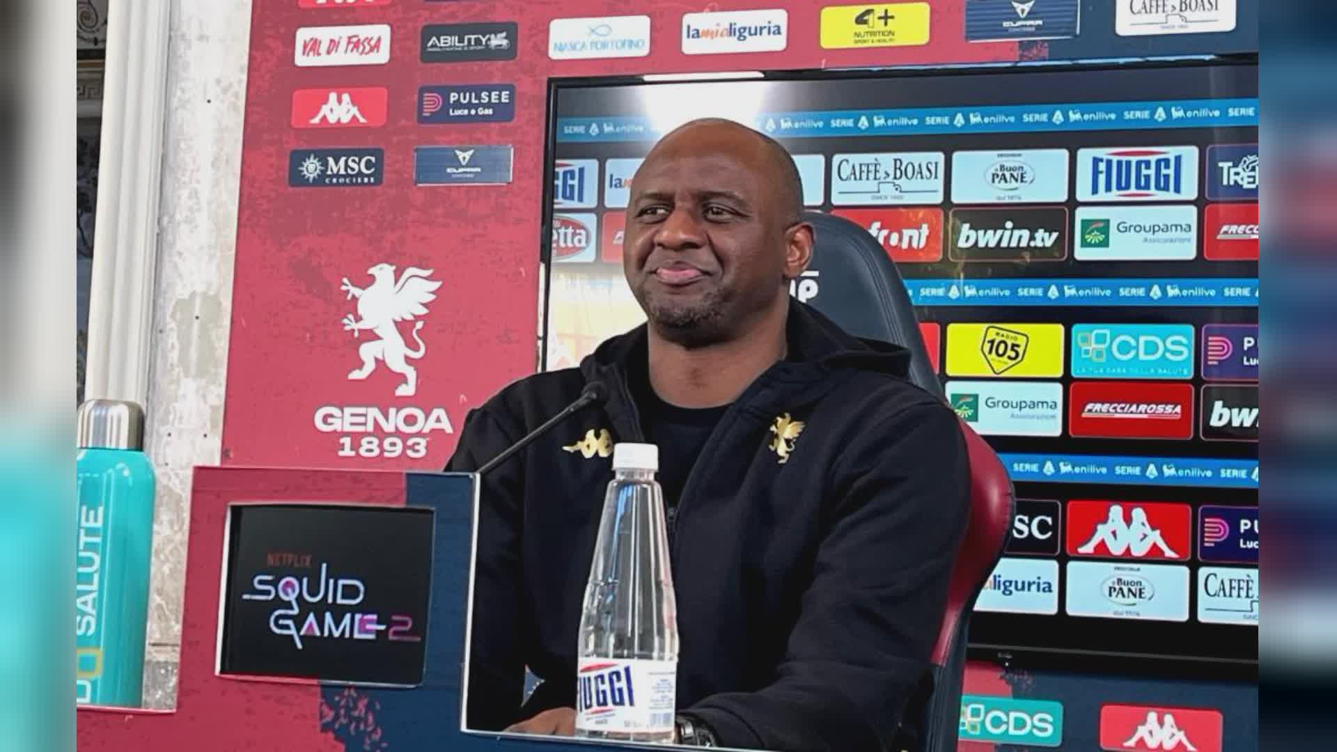 Genoa, Vieira sfida l’Empoli: “Match duro, dobbiamo essere cattivi in attacco. Balotelli? Influenzato"