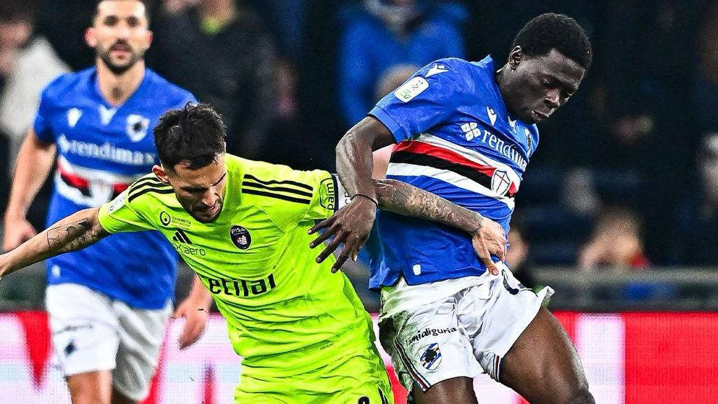 Sampdoria, un'altra sconfitta a Marassi: il Pisa passa con il solito Tramoni