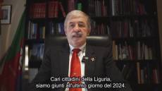 2025, gli auguri di Bucci: "Un lavoro per mantenere la famiglia e una sanità degna della Liguria"