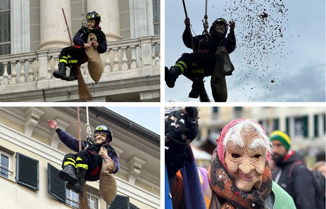 Genova celebra l’Epifania, la Befana vola su piazza Matteotti e incanta i bambini