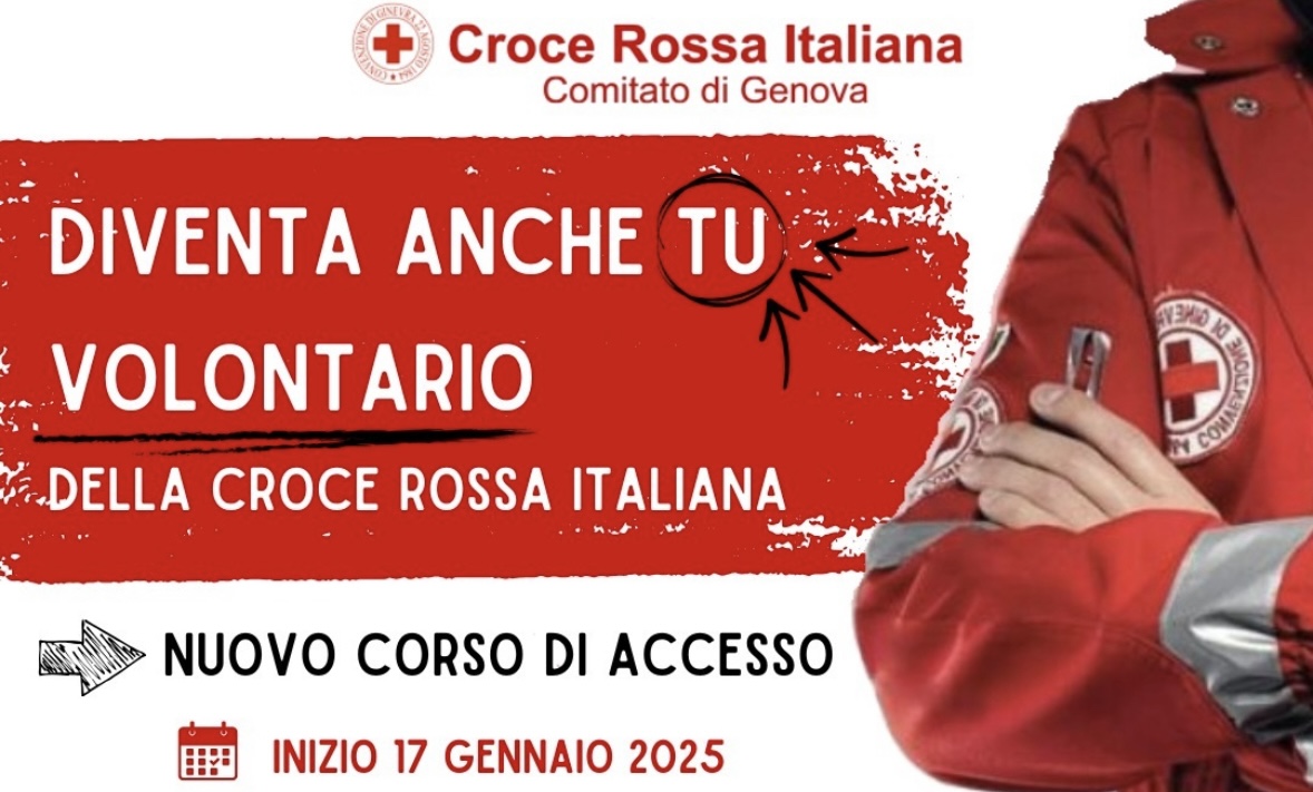 Croce Rossa, nuovo corso per aspiranti volontari: ecco come iscriversi