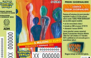 Lotteria Italia, 4 premi da 20 mila euro a Genova: biglietto da 50 mila euro a Millesimo