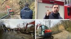 Frana a Davagna, riapertura della strada per Marsiglia prevista entro la serata