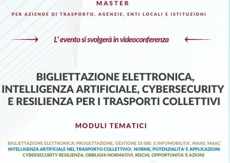 Formazione e innovazione nei trasporti pubblici: al via il corso su AI, resilienza e bigliettazione elettronica