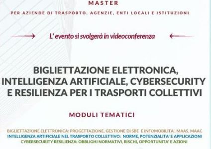 Formazione e innovazione nei trasporti pubblici: al via il corso su AI, resilienza e bigliettazione elettronica