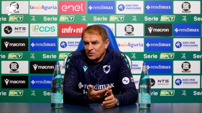 Sampdoria, Semplici "Brescia avversario tosto, sta a noi. Mercato difficile, ma sono in ottime mani"