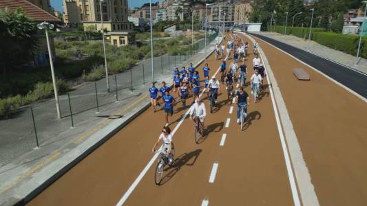 Imperia: pista ciclabile tratto Parco Urbano - Borgo Prino, cantiere in dirittura d'arrivo