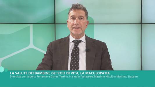 Cure pediatriche, stili di vita e maculopatie nell'ultimo Tgn Salute