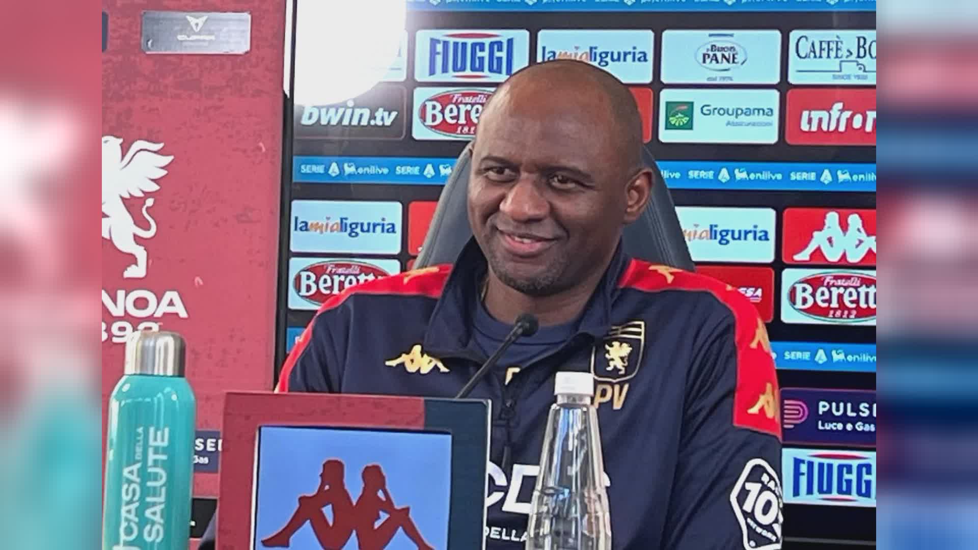 Genoa, Vieira: “Col Monza non possiamo sbagliare l’atteggiamento. Vitinha e Badelj ok”