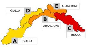 Liguria, peggioramento meteo: allerta rossa sul Levante, Genova in arancione. Genoa-Monza si gioca