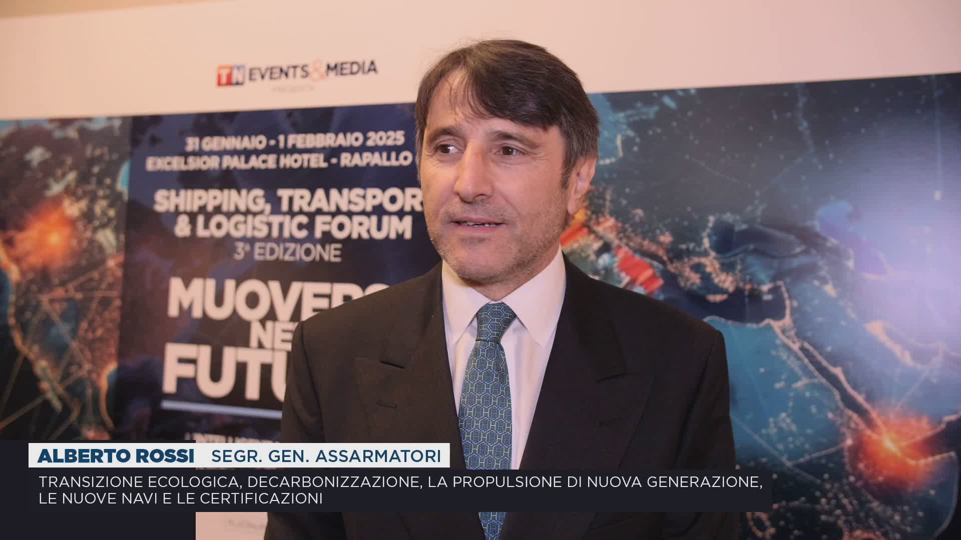 Shipping, Transport & Logistic Forum 2025: intervista ad Alberto Rossi (Segretario gen. Assarmatori)