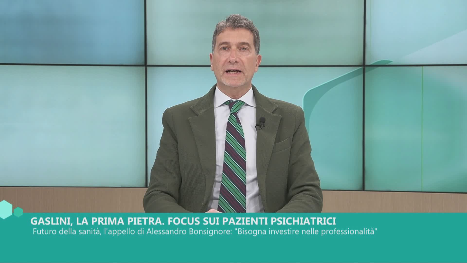 Tgn Salute: prima pietra per il "nuovo" Gaslini, cure psichiatriche, tutela delle professioni