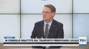 Consiglio Regionale, dibattito su trasporto ferroviario locale: in studio l'assessore Marco Scajola