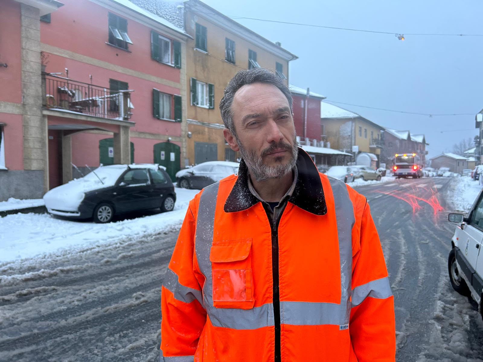 Neve, il sindaco di Mignanego contro Città Metropolitana: "Statale chiusa e provinciali sporche"
