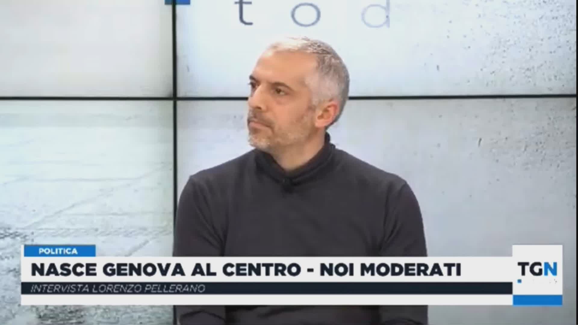 Genova, Comunali, Pellerano a Telenord: "Noi Moderati, componente di equilibrio e serietà per Piciocchi"
