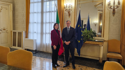 Genova: console USA Douglas Benning in visita, incontro con il prefetto Torraco