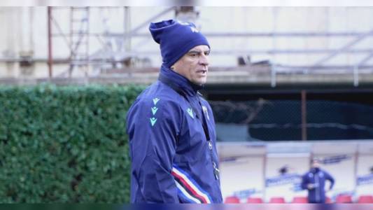 Sampdoria, Semplici: "Col SudTirol è un esame, scontro diretto determinante"
