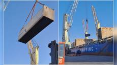 Arrivata in porto la "talpa" per lo scolmatore del Bisagno, operazioni ai terminal TSG e IMT