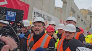Terzo Valico, Salvini: "Ad aprile ripartono i lavori. Scadenza del Pnrr a giugno 2026 verrà rivista per il caro materiali"