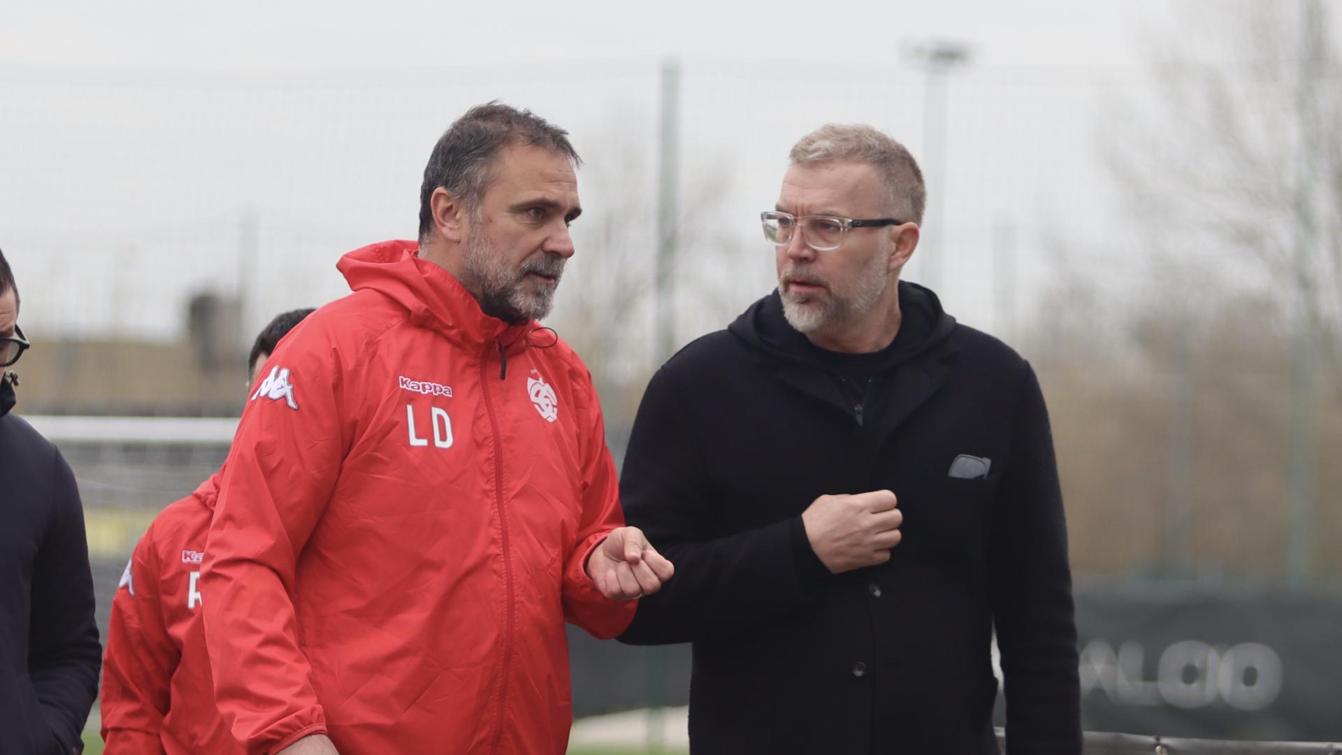 Spezia, prima visita del Vicepresidente Paul Francis. Incontro con squadra e staff in vista del match con il Catanzaro