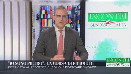 Genova, Comunali, Piciocchi a Telenord: "Concretezza e credibilità faranno la differenza"