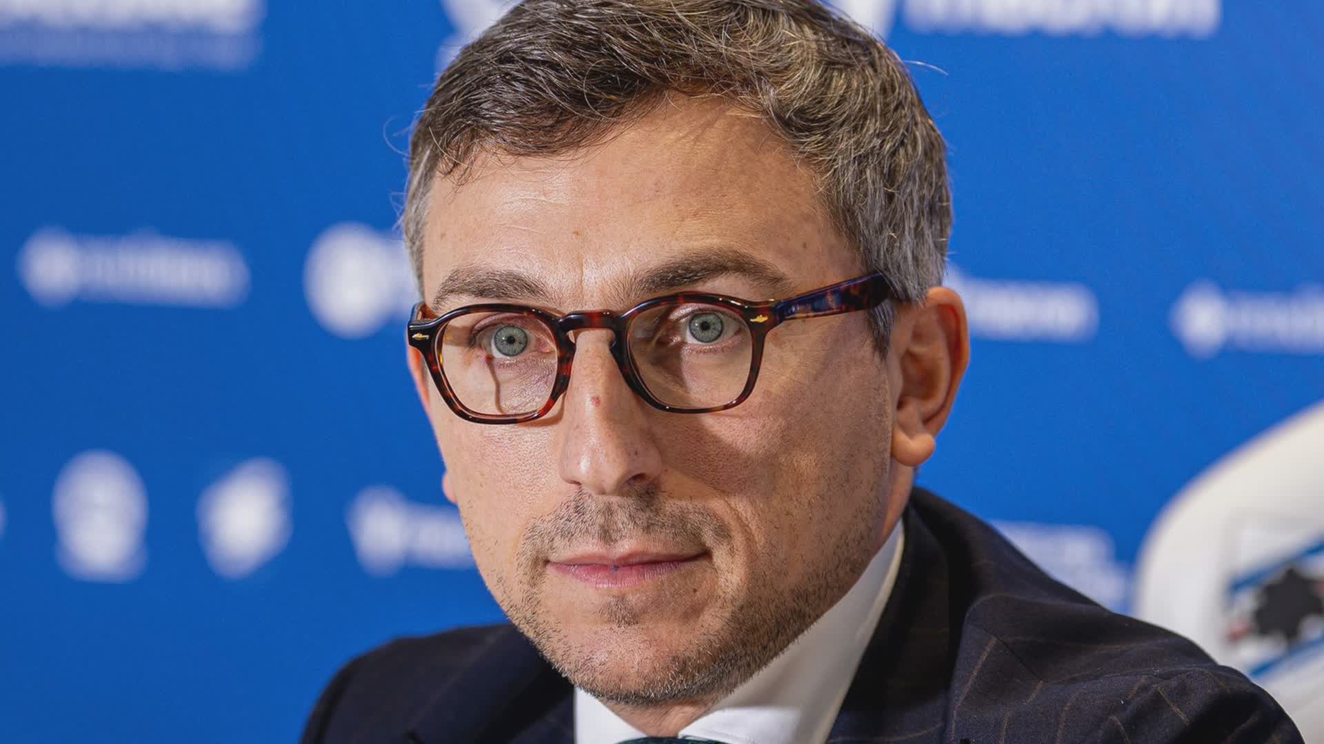 Sampdoria, fiocco rosa in arrivo per Manfredi: il presidente e la compagna lo annunciano sui social