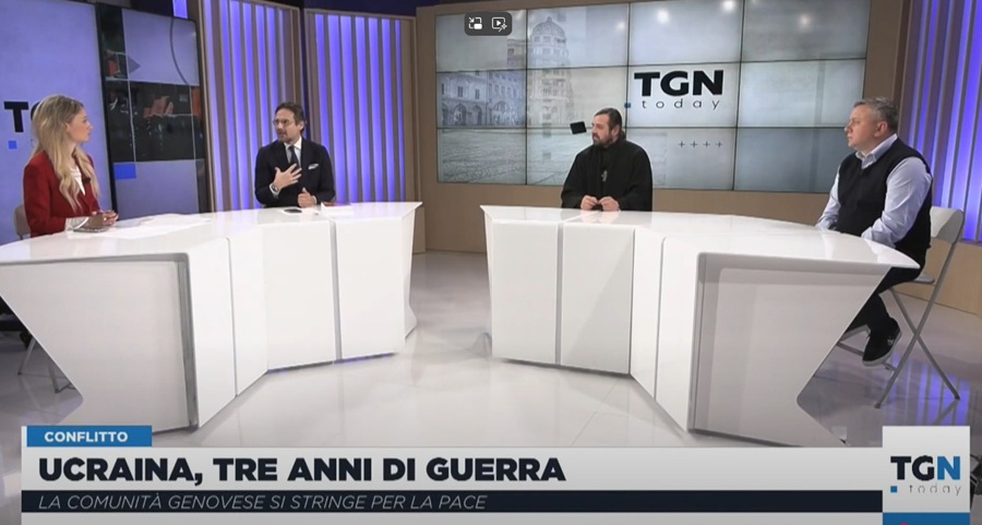 Ucraina, tre anni di guerra: a Tgn Today l'intervista a padre Vitaly Tarasenko e Oleg Sahaydah