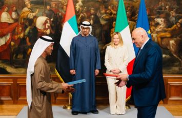 Italia ed Emirati rafforzano la cooperazione: firmati 40 accordi strategici