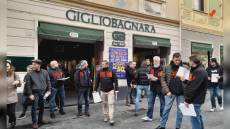 Crisi Bagnara, solidarietà Fiom nel giorno del presidio con Silvia Salis davanti al negozio