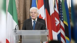 Festa della Liberazione, il presidente della Repubblica Sergio Mattarella a Genova per il 25 aprile