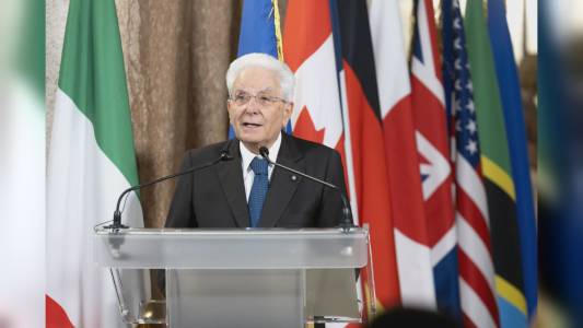 Festa della Liberazione, il presidente della Repubblica Sergio Mattarella a Genova per il 25 aprile