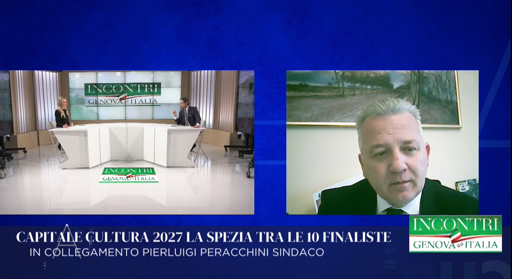 La Spezia, sindaco Peracchini a Telenord: "Ecco perché la mia città può essere la Capitale 2027 della Cultura"