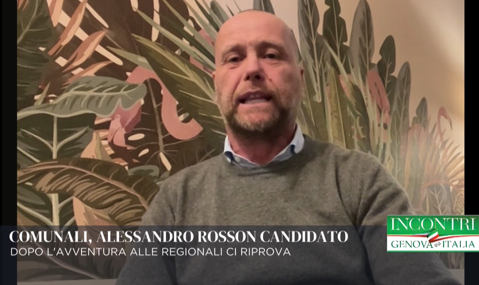 Genova, Comunali, Rosson (Indipendenza) a Telenord: "Mi candido contro il sistema per rilanciare una città in crisi"