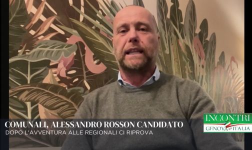 Genova, Comunali, Rosson (Indipendenza) a Telenord: "Mi candido contro il sistema per rilanciare una città in crisi"