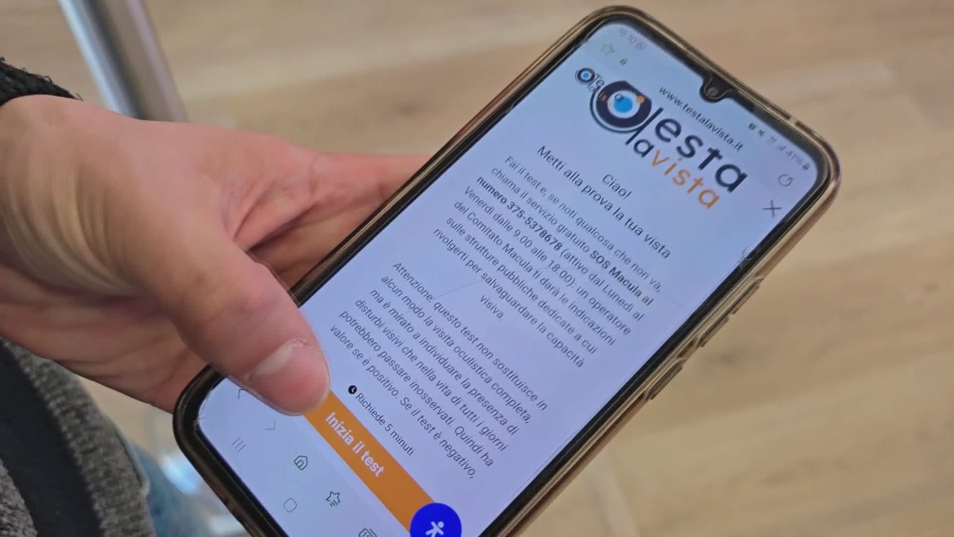 'Testalavista', attivo il nuovo sito per prevenire la maculopatia: test online per una prima diagnosi