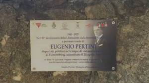 Nel comune di Stella una targa per Eugenio Pertini, fratello di Sandro
