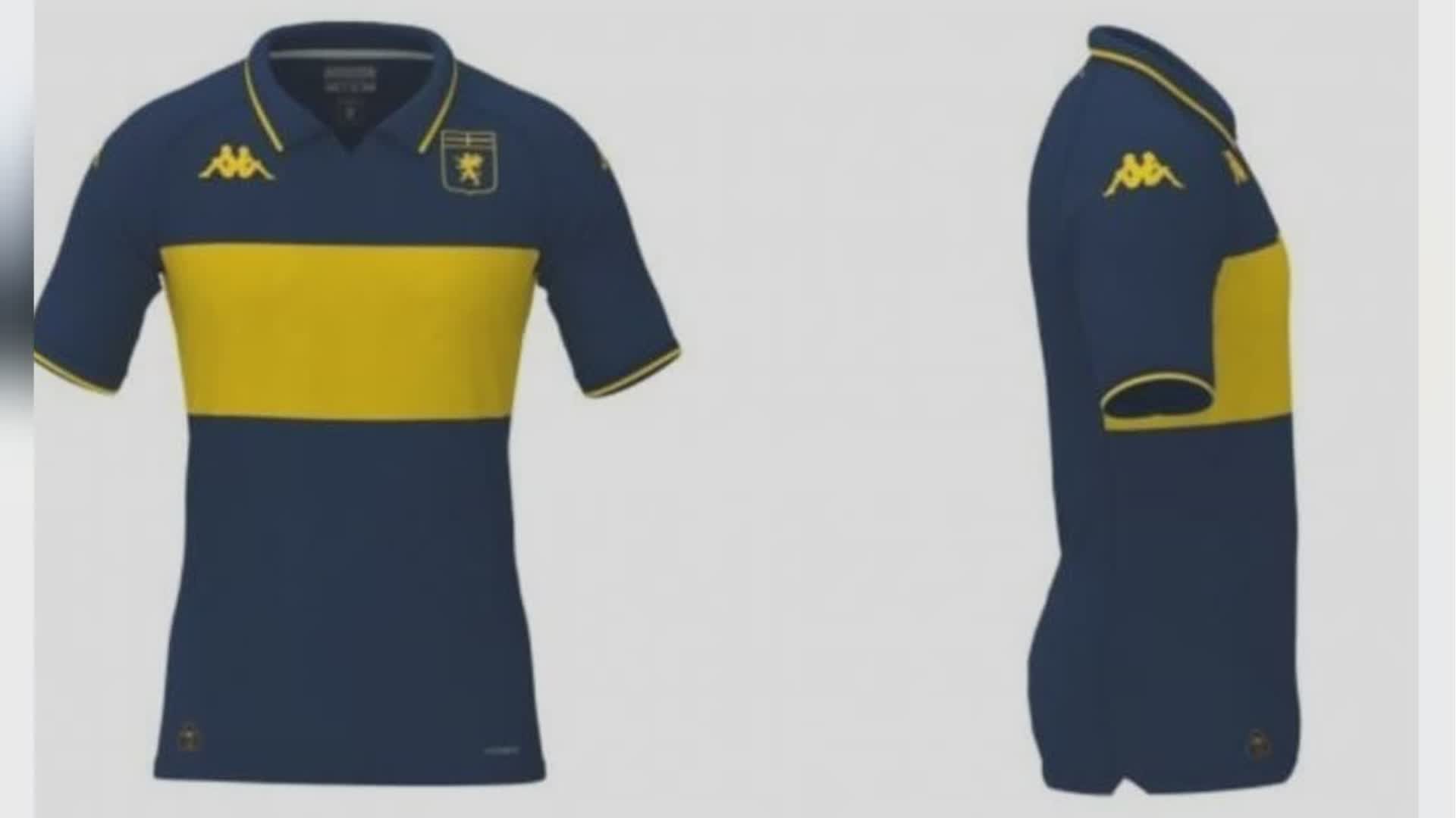 Genoa, la quarta maglia sarà un omaggio al Boca Juniors: l'anticipazione fa il giro dei social