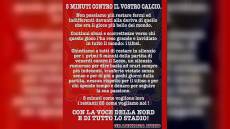 Genoa, tifosi contro orari e trasferte vietate: in silenzio nei primi 5 minuti di partita contro il Lecce
