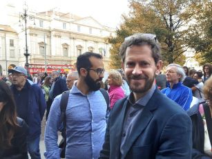 Guerra, oggi in piazza Mattia Crucioli: "No al riarmo europeo, sono una banda di pazzi"