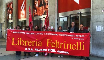 Feltrinelli, stop dei lavoratori: sciopero e presidi per il rinnovo del contratto integrativo