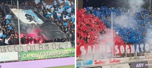 Chiavari: notte di guerriglia ultrà dopo il derby V. Entella-Sestri Levante, feriti quattro agenti di cui uno colpito da un razzo