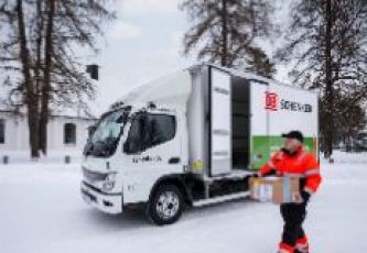 Camion elettrici DB Schenker: affidabili anche a -30°C nei rigidi inverni finlandesi