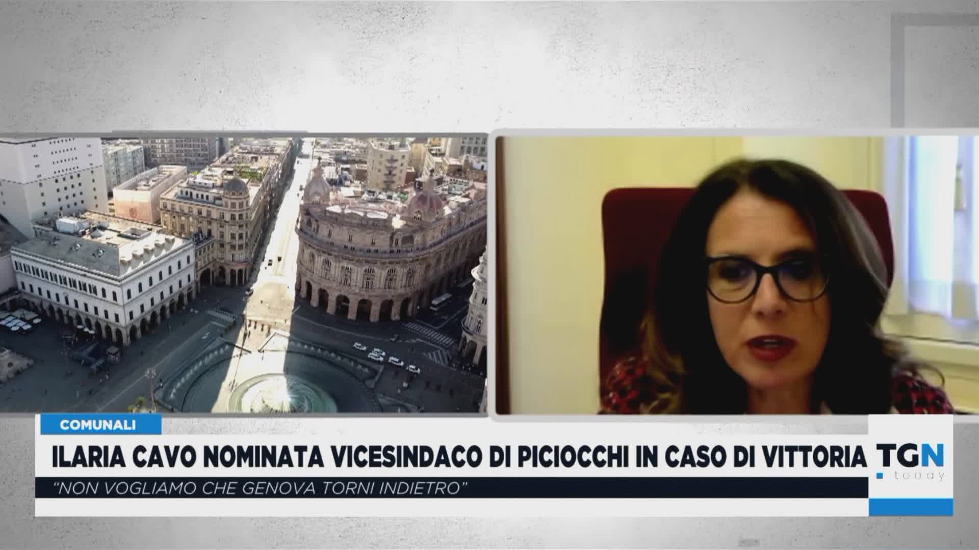 Cavo, candidata vice di Piciocchi, a Telenord: "Non vogliamo che Genova torni indietro"