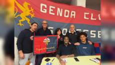 Genoa, festa al club di Sant’Olcese con Cornet e Otoa