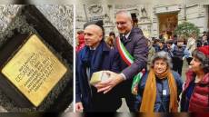 Genova: pietra d'inciampo in memoria di Cesare Pompilio, schermidore deportato e fucilato