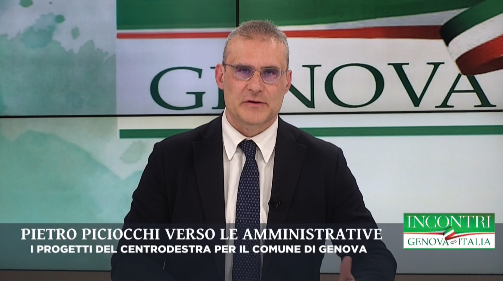Genova, Comunali, Piciocchi a Telenord: "Da Azione e Italia Viva molti vogliono correre con me, delusi dal massimalismo della coalizione Salis"