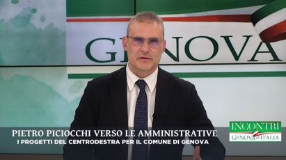 Genova, Comunali, Piciocchi a Telenord: "Da Azione e Italia Viva molti vogliono correre con me, delusi dal massimalismo della coalizione Salis"