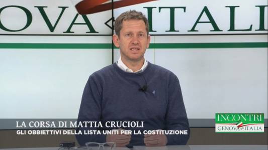 Genova, Comunali, Crucioli (UpC) a Telenord: "Superare divisioni tra destra e sinistra per pace e disarmo"