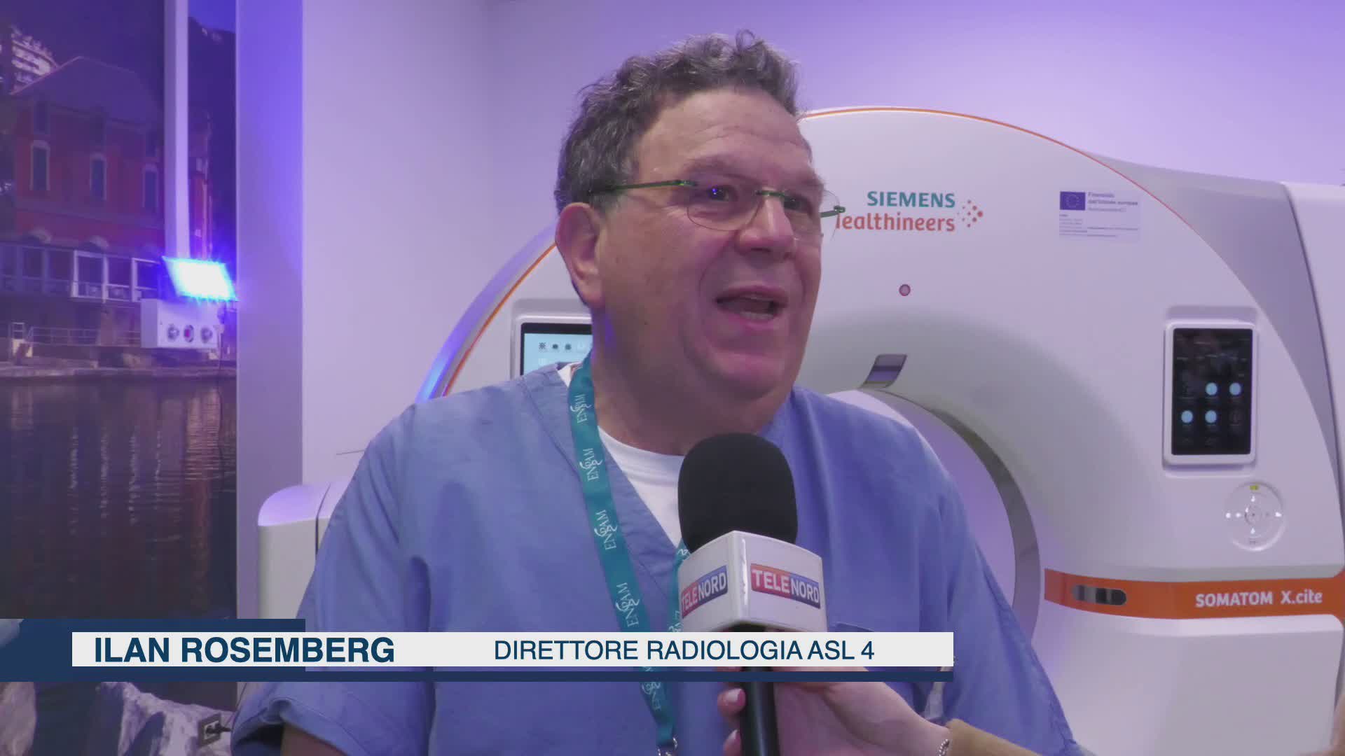 Nuova Tc all'ospedale di Rapallo: intervista a Ilan Rosenberg, direttore radiologia Asl 4