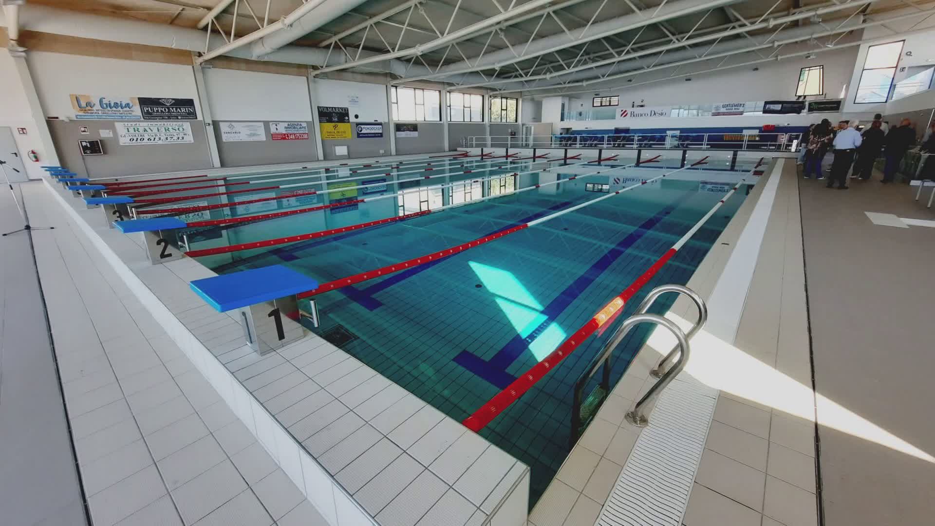 Voltri, dopo dodici anni riapre la piscina Mameli: adatta a gare nazionali, potrà ospitare fino a 300 spettatori
